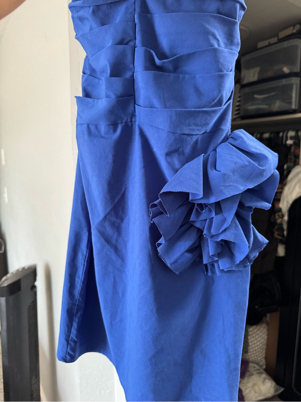 Royal blue cocktail dress Zara
